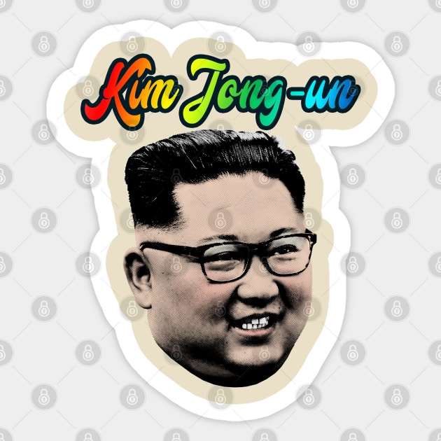 Kim Jong-un Tribute Sticker by DankFutura